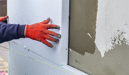 EPS insulation panels in construction 