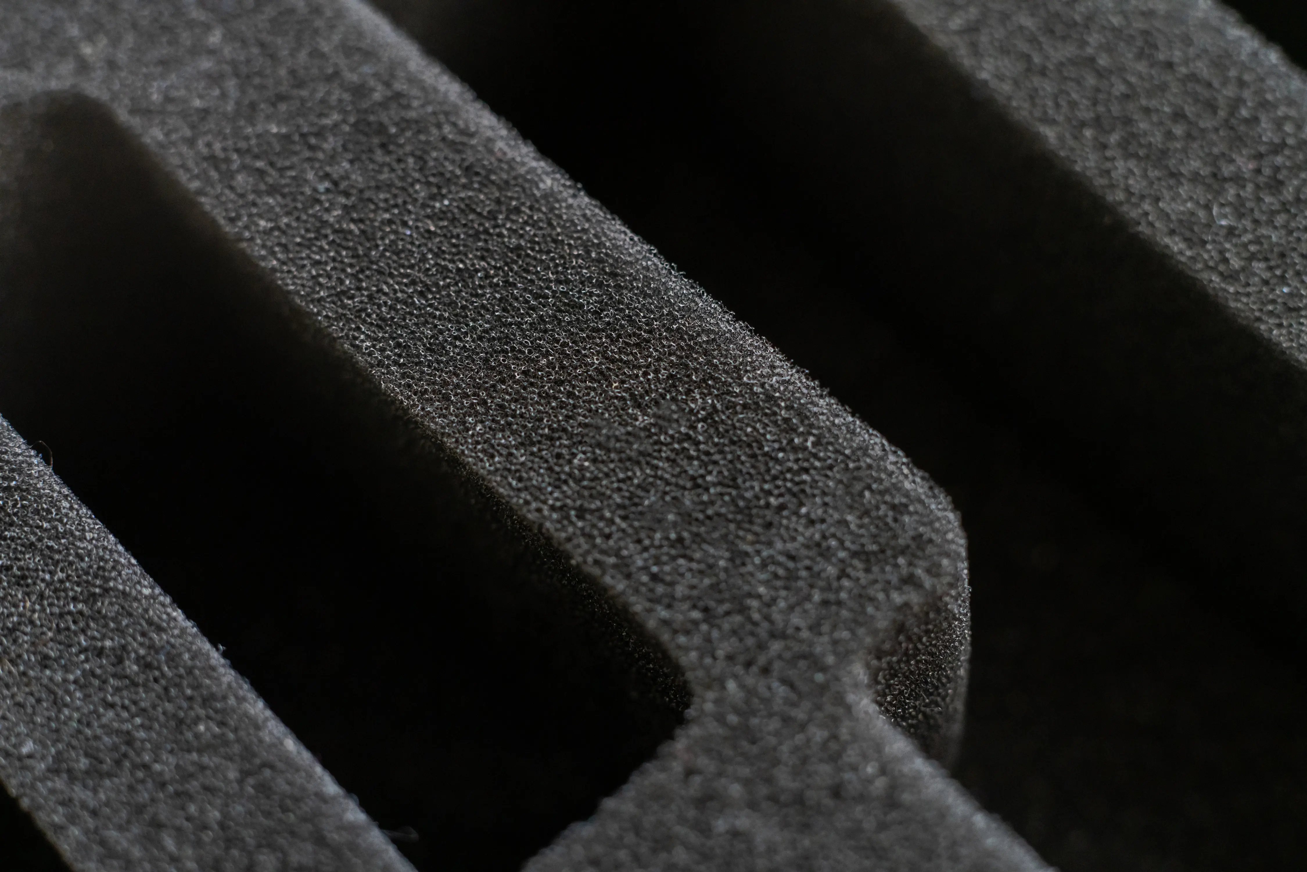 Polyethylene foam packaging inserts